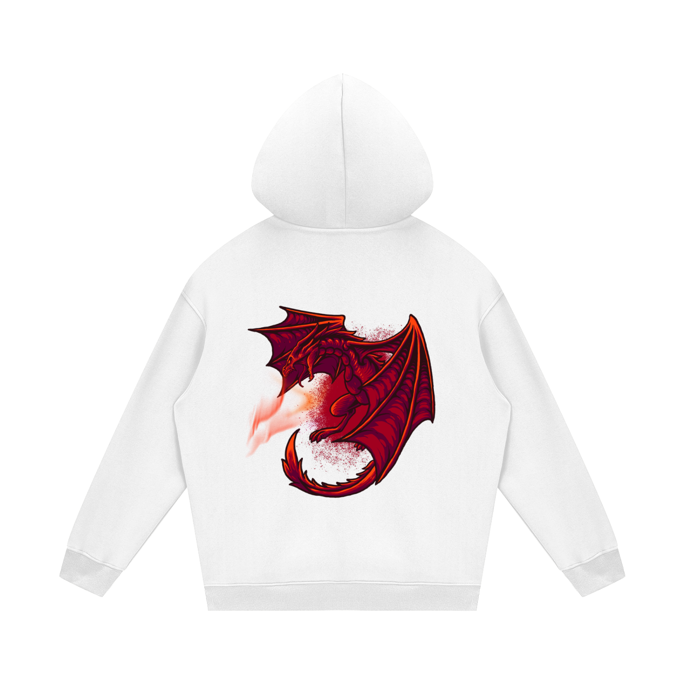 VÉRON dragon emblem on hoodie back 3