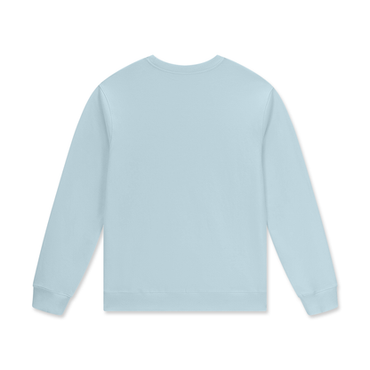 Light blue long-sleeve shirt on a white background