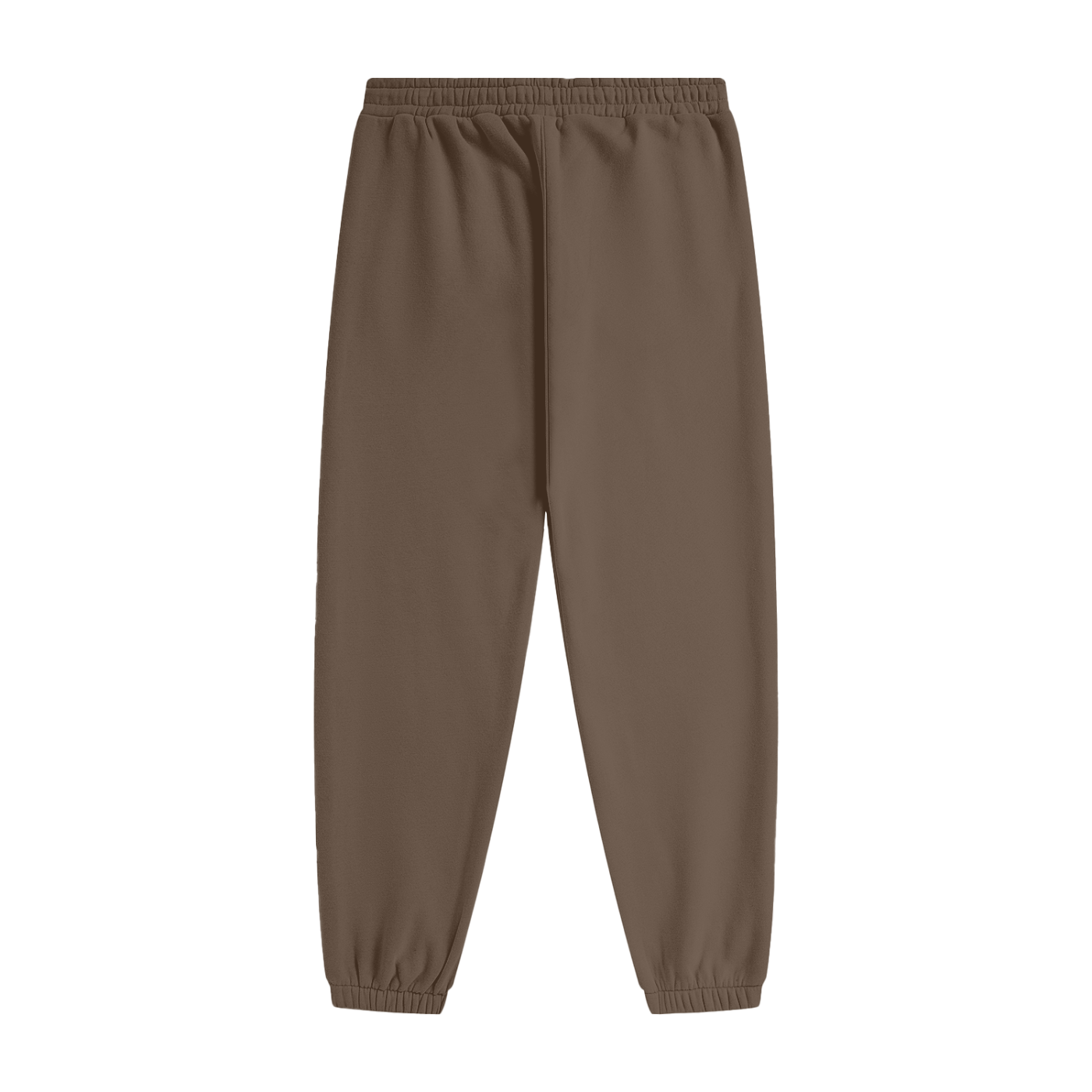 Brown sweatpants on a white background