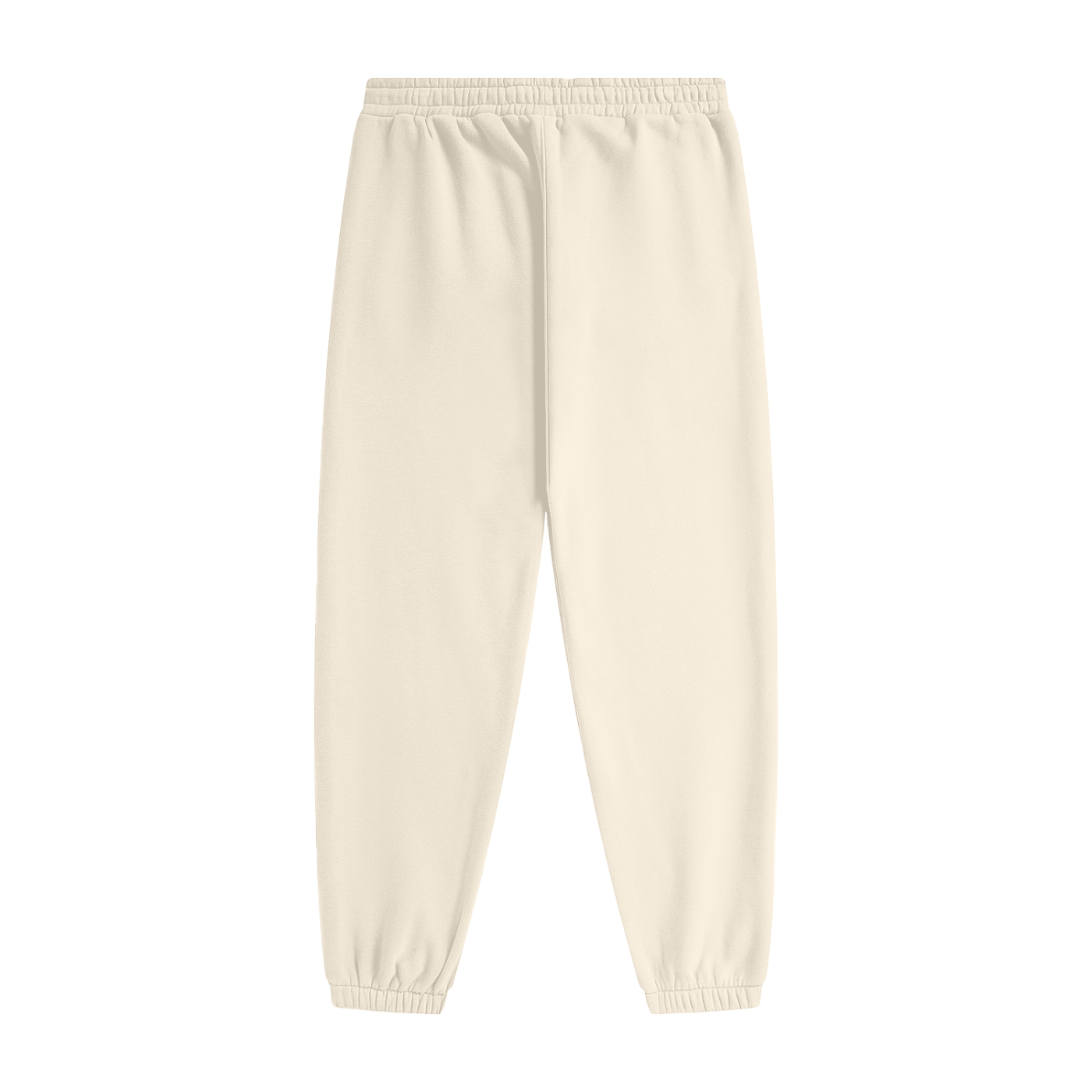 Beige sweatpants on a white background