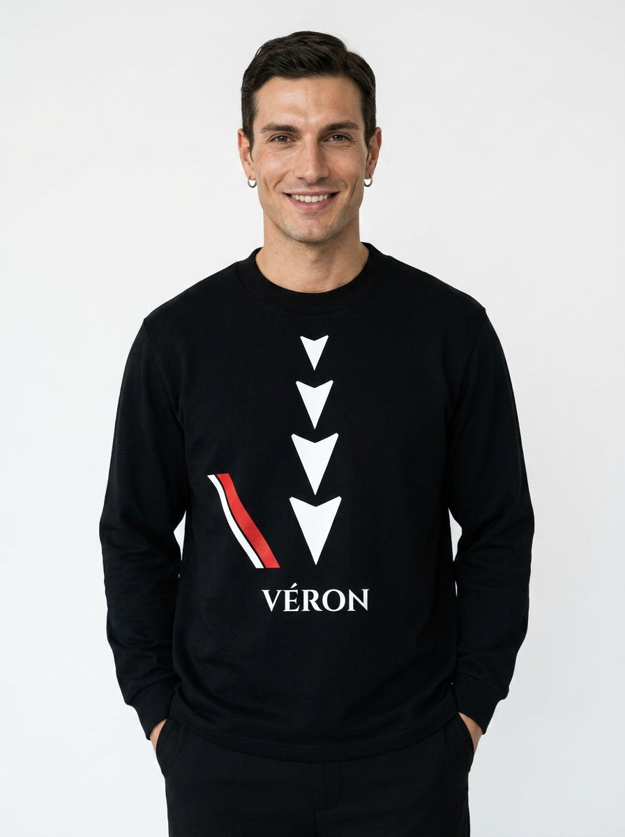 VÉRON Le Chevron Unisex Crewneck