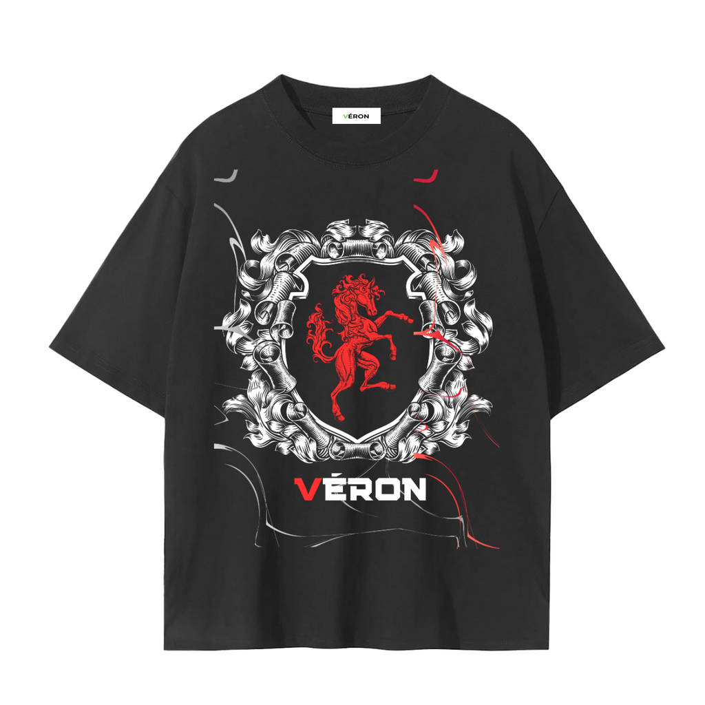 VÉRON Boulevard du Cheval Rouge luxury unisex t-shirt for men and women 5