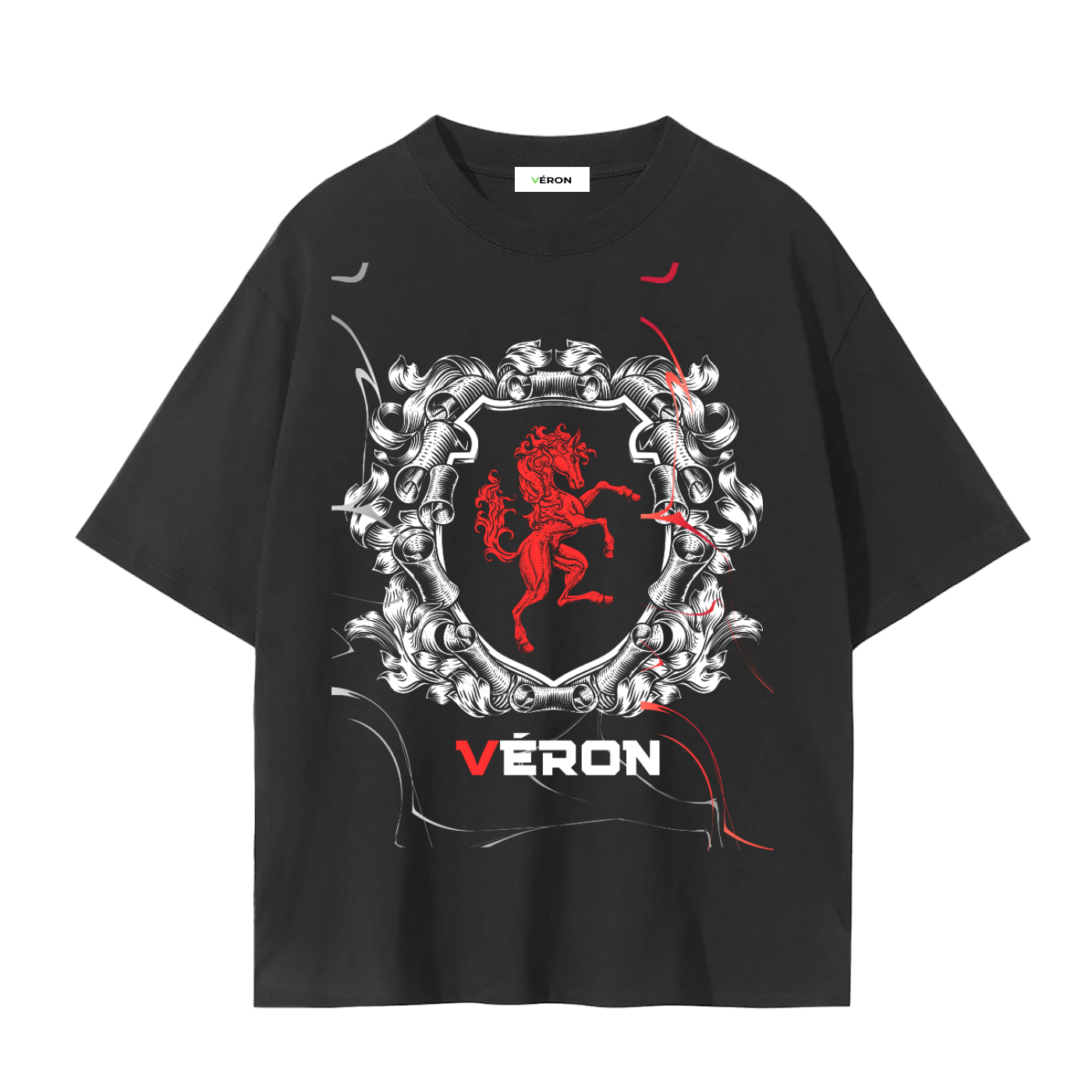 VÉRON Boulevard du Cheval Rouge luxury unisex t-shirt for men and women 5