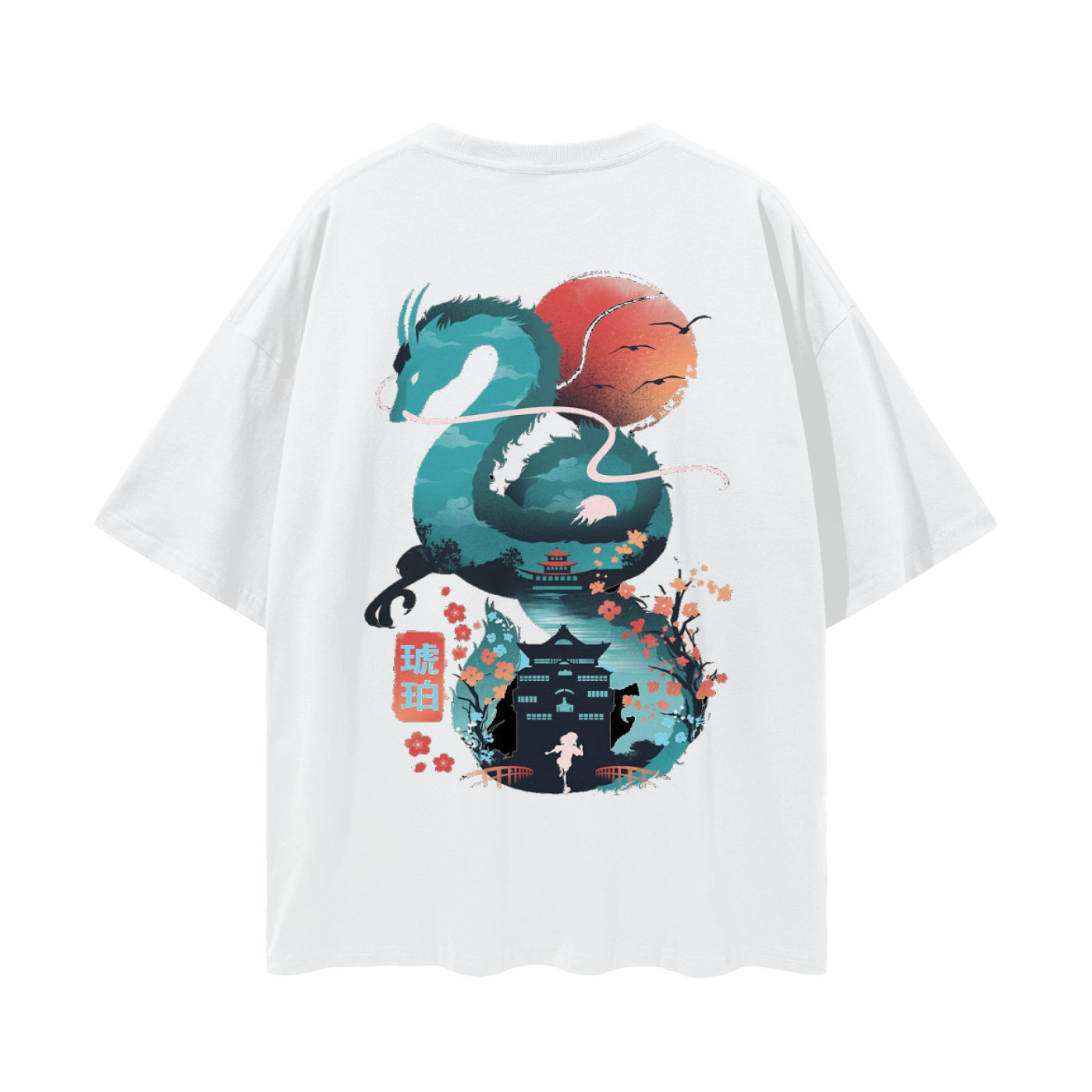 Model styling VÉRON Le Monastère unisex T-shirt with streetwear fit 4