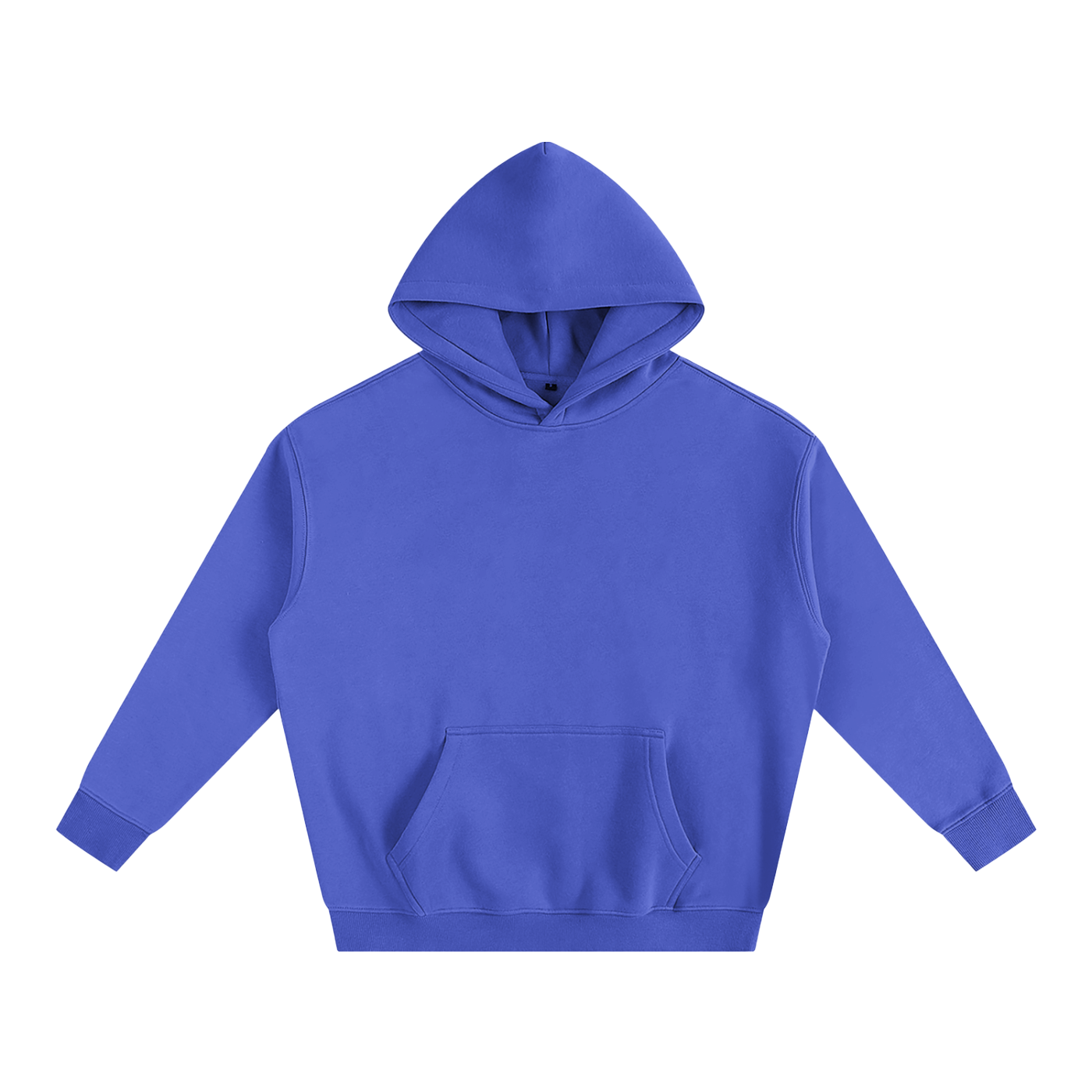 Blue hoodie on a white background