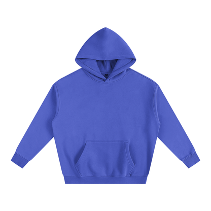Blue hoodie on a white background