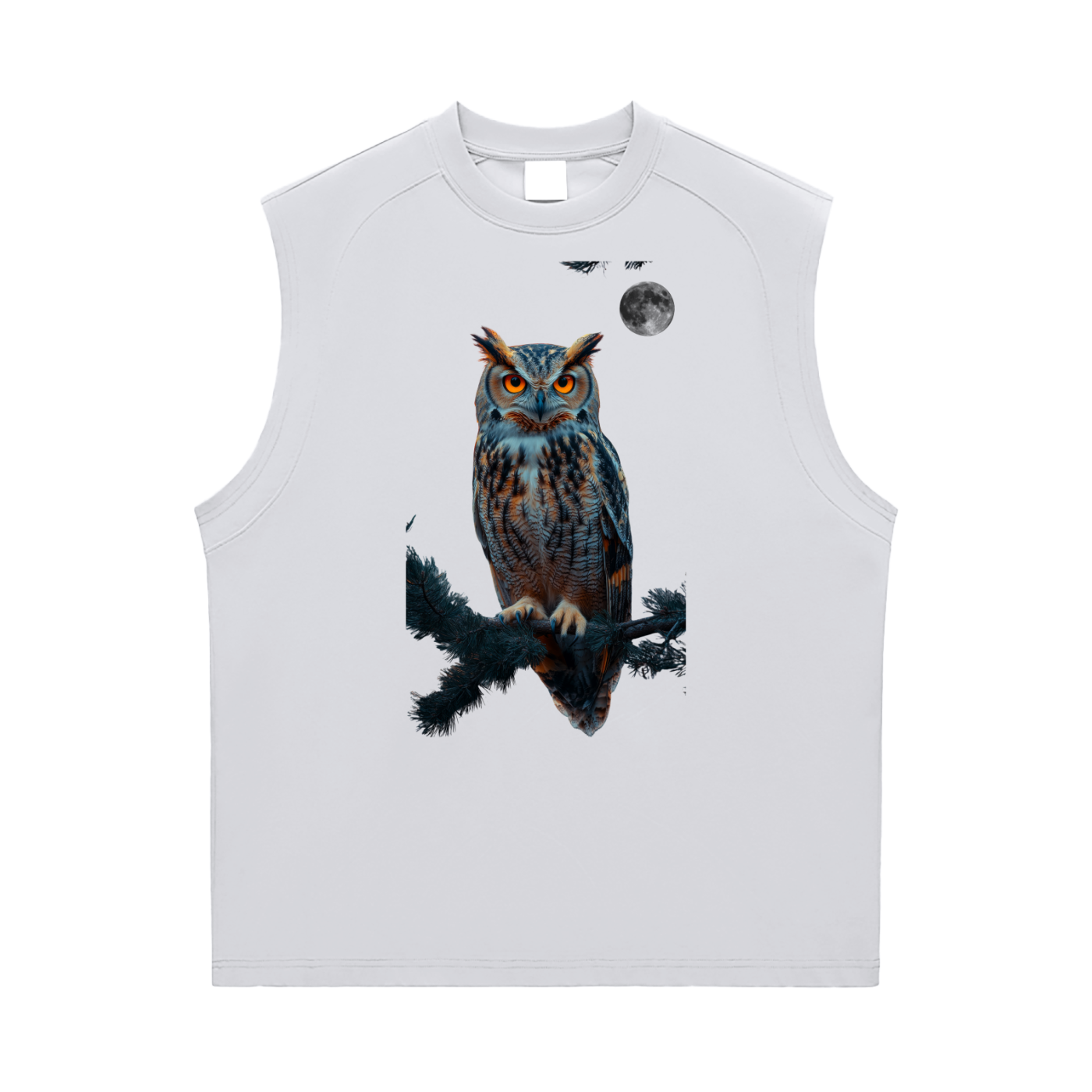 Veron Hibou Nocturne luxury unisex tank top 7