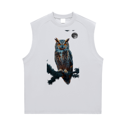 Veron Hibou Nocturne luxury unisex tank top 7
