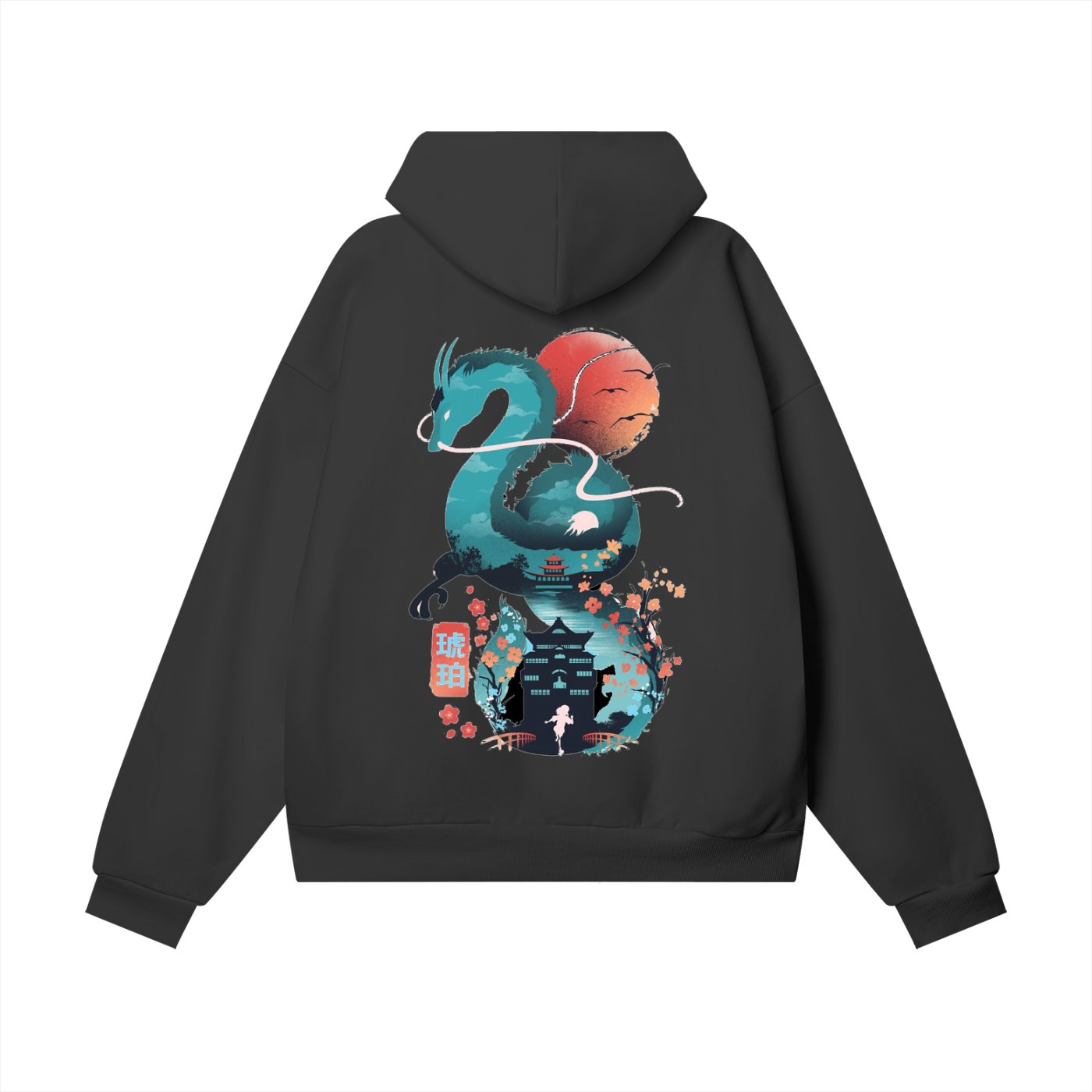 Model styling VÉRON heavyweight hoodie 11