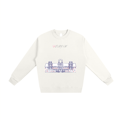 VÉRON La Nationale Unisex Premium Sweater front view. 