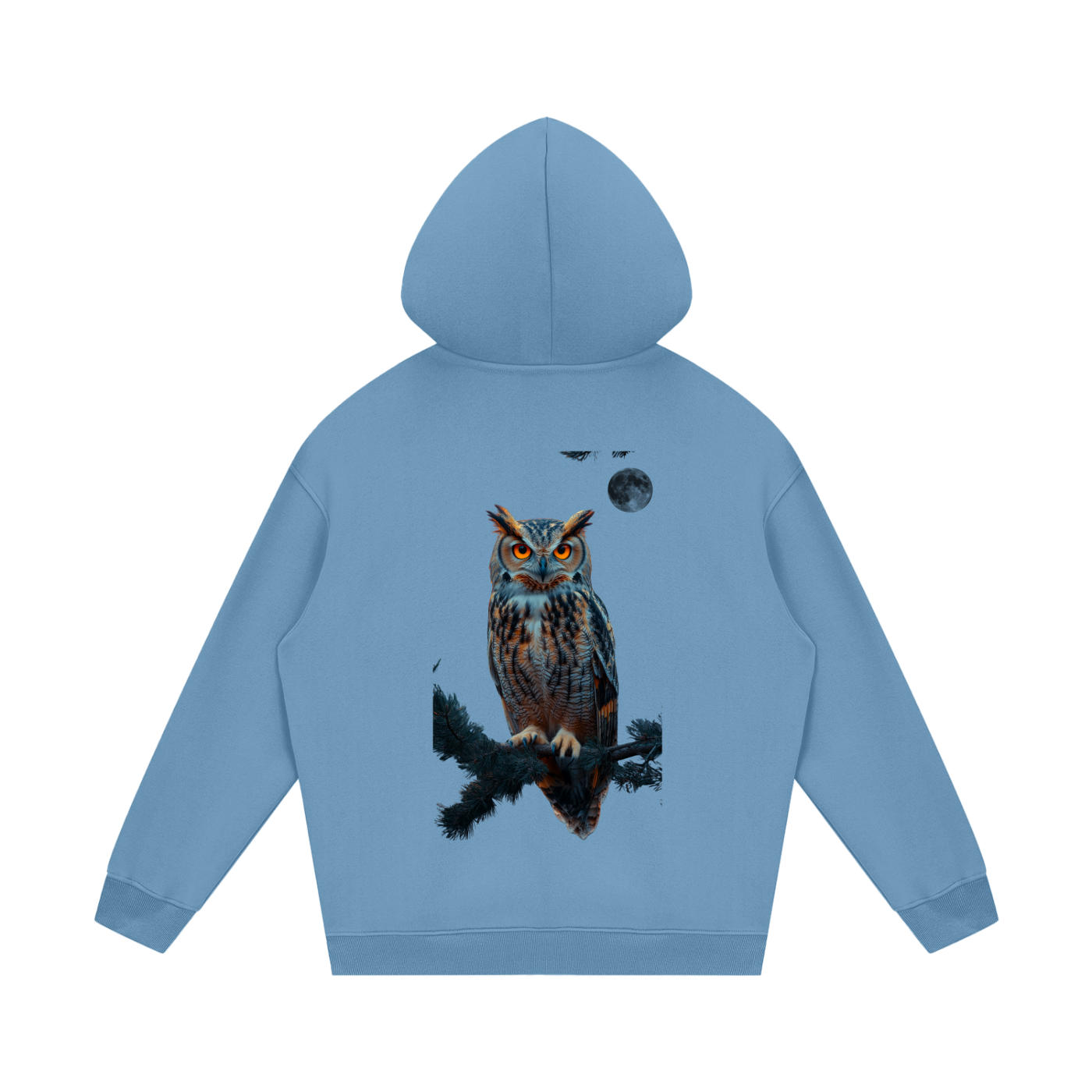 VÉRON Hibou Nocturne premium hoodie 7