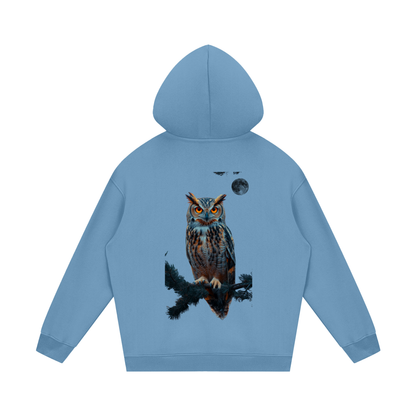 VÉRON Hibou Nocturne premium hoodie 7