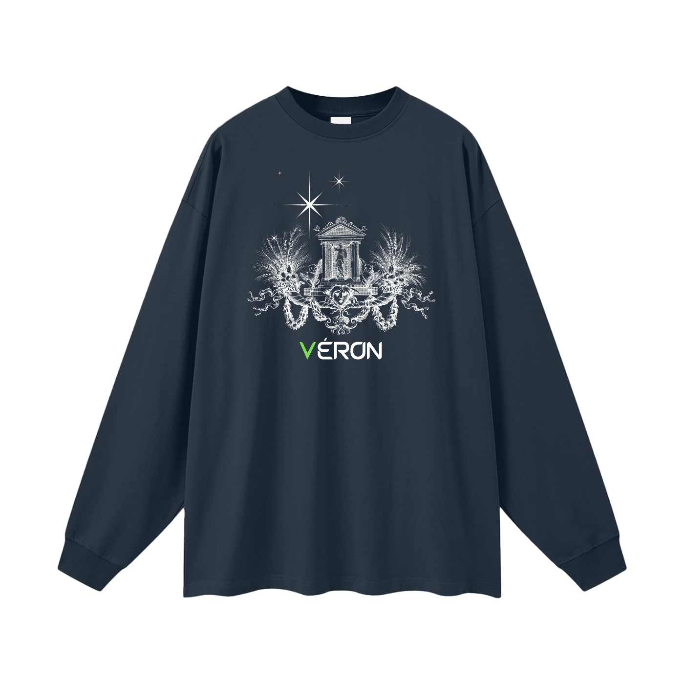 VÉRON Boulevard des Étoiles Premium Oversized Long Sleeve Unisex Shirt