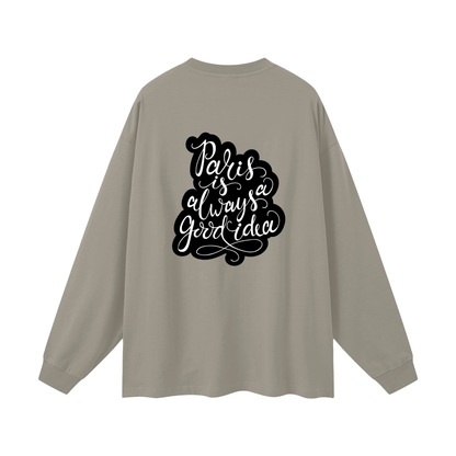 Luxury high-quality oversized long sleeve shirt by VÉRON Paris 9