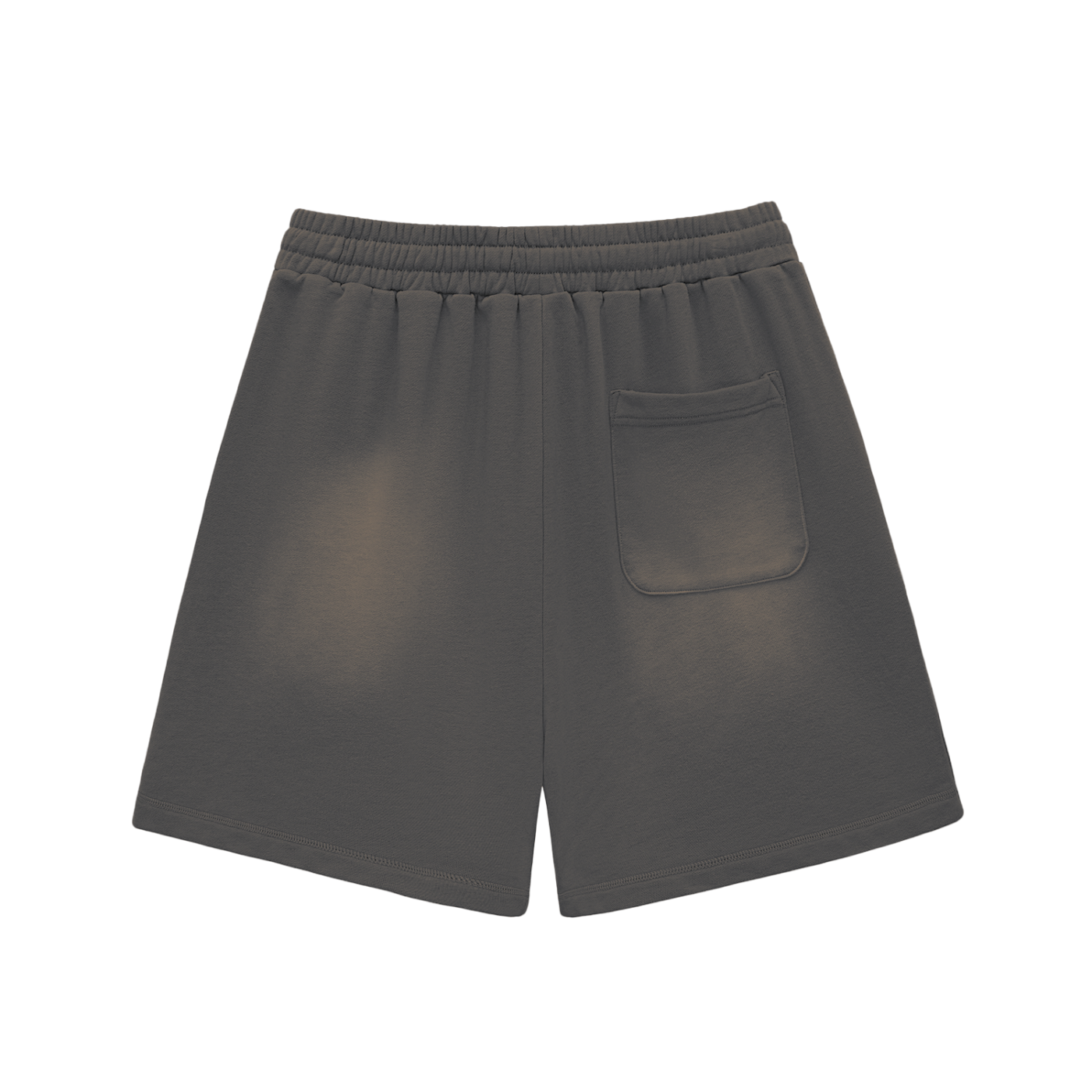 VERON Gray shorts with a pocket on a white background