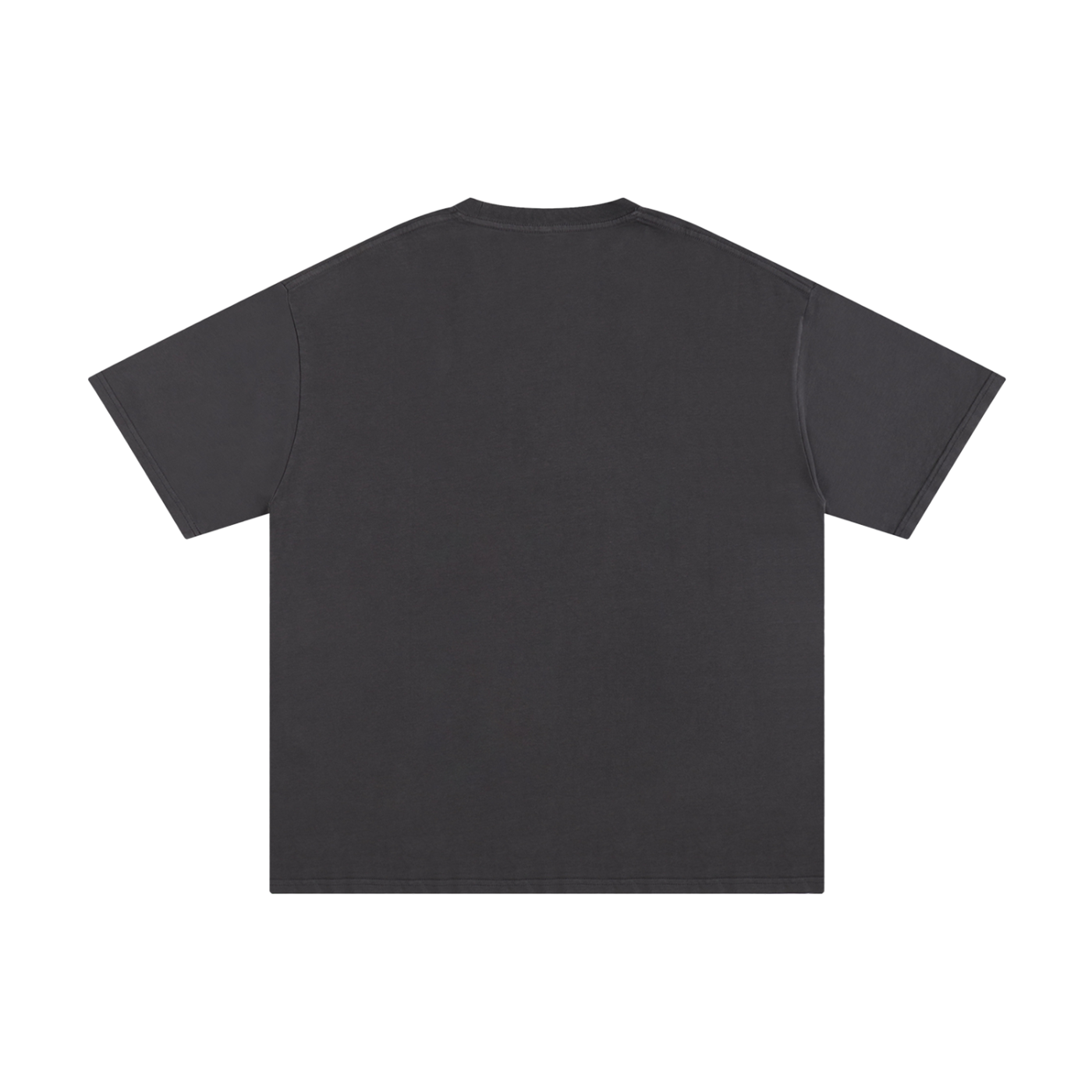 Grey t-shirt on a white background