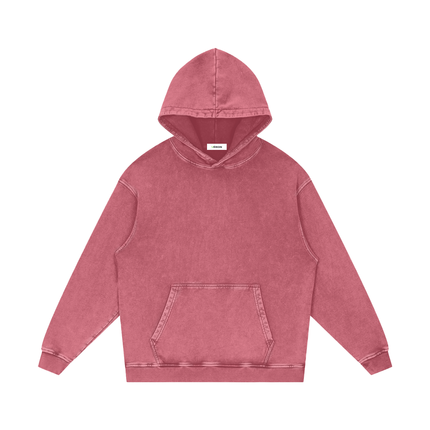 Pink hoodie on a white background