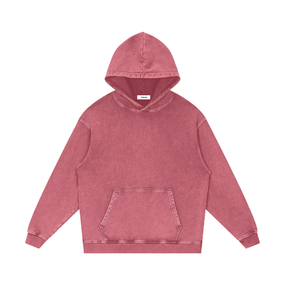 Pink hoodie on a white background