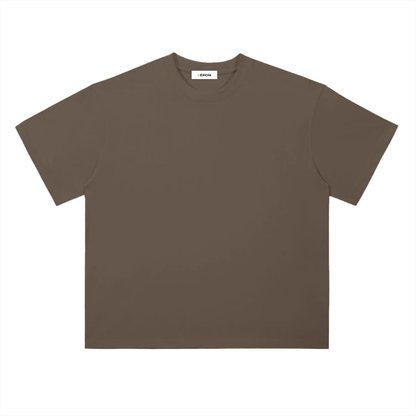 Brown t-shirt on a white background