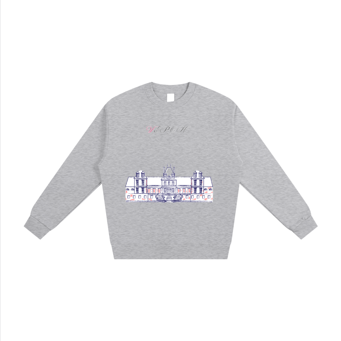 VÉRON La Nationale sweater showing premium stitching. 

