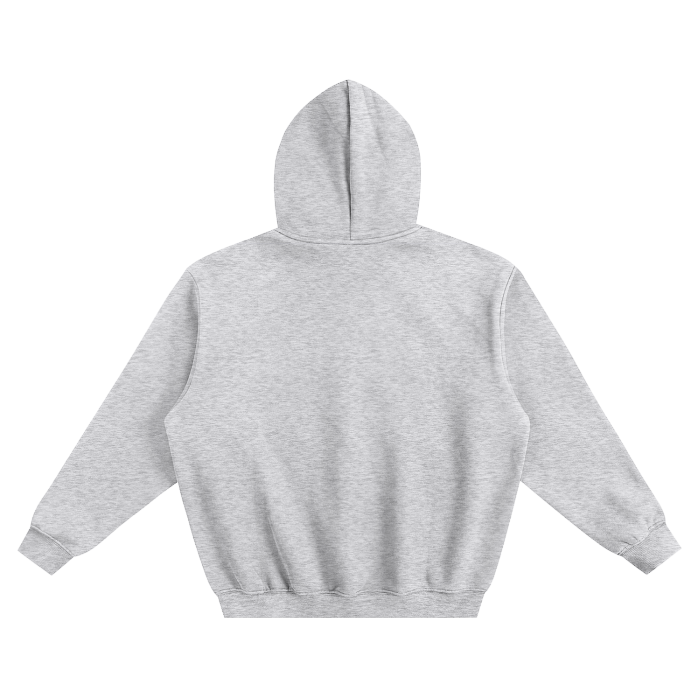 Gray hoodie on a white background