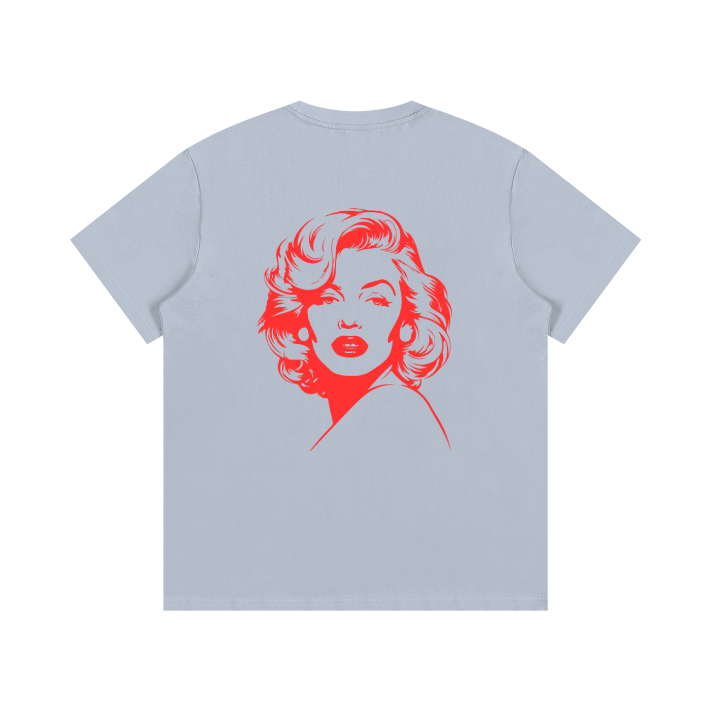 Model wearing VÉRON Marilyn Monroe streetwear graphic tee 3