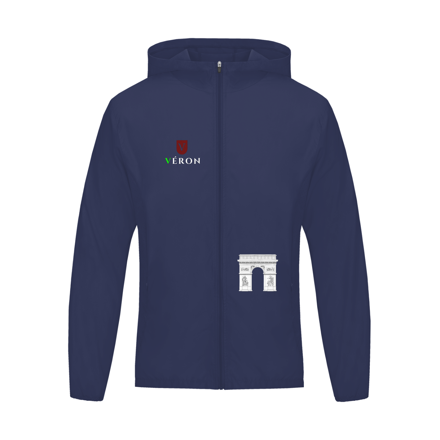 Parisian-inspired unisex fashion jacket from VÉRON clothing brand.

