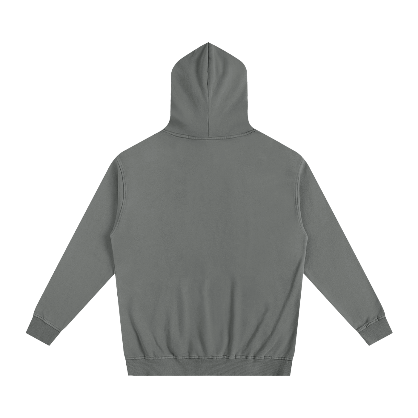 Gray hoodie on a white background
