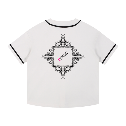 VÉRON Noblesse Éternelle Button Up Jersey Shirt 1