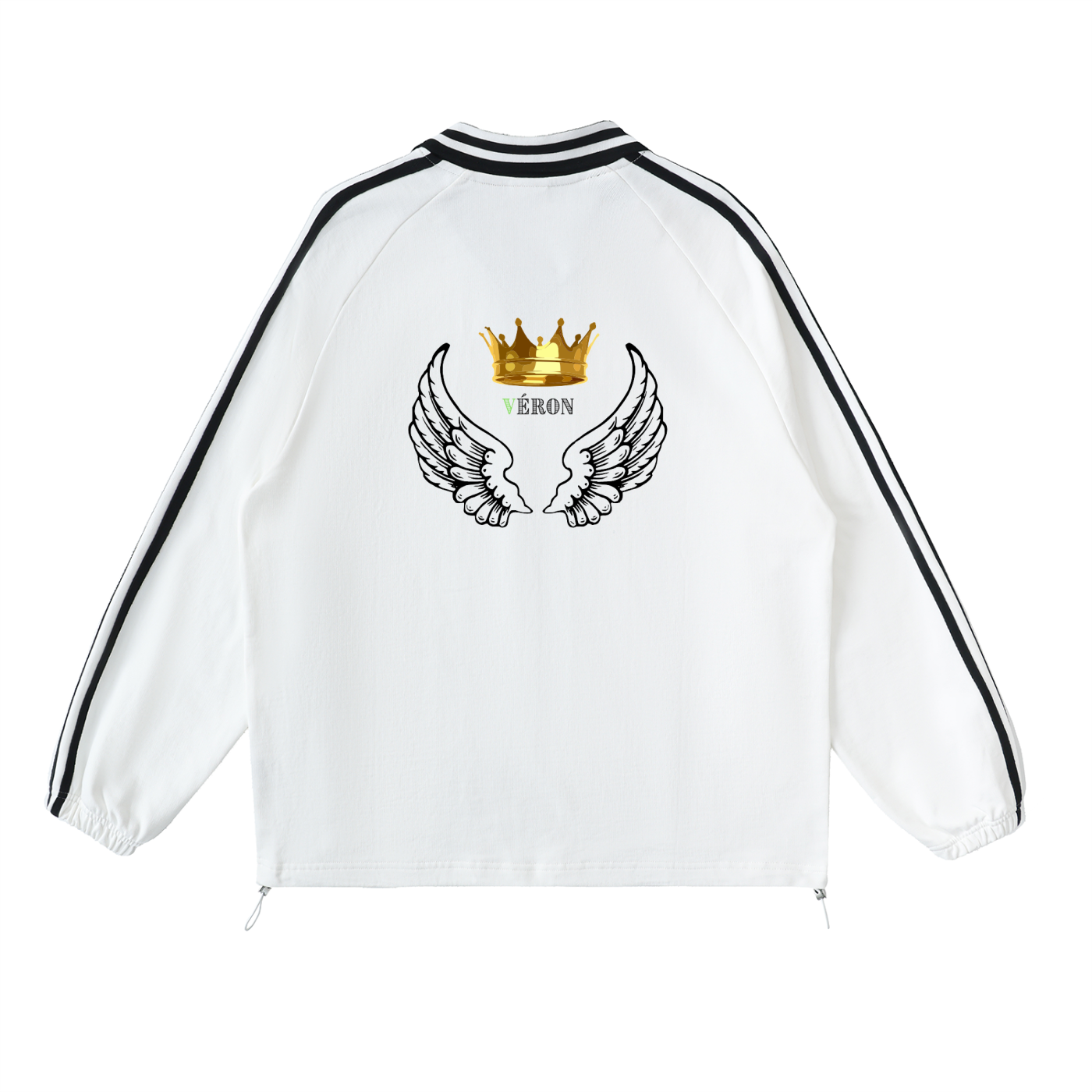 Stylish streetwear outfit featuring VÉRON Majesté Dorée sweater 3