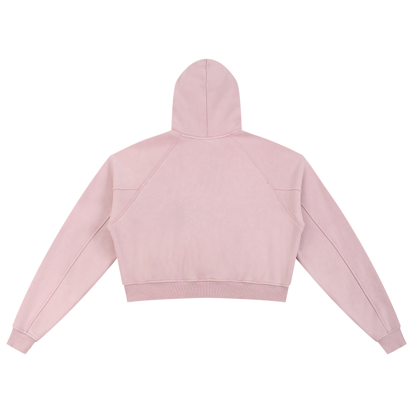 Pink hoodie on a white background