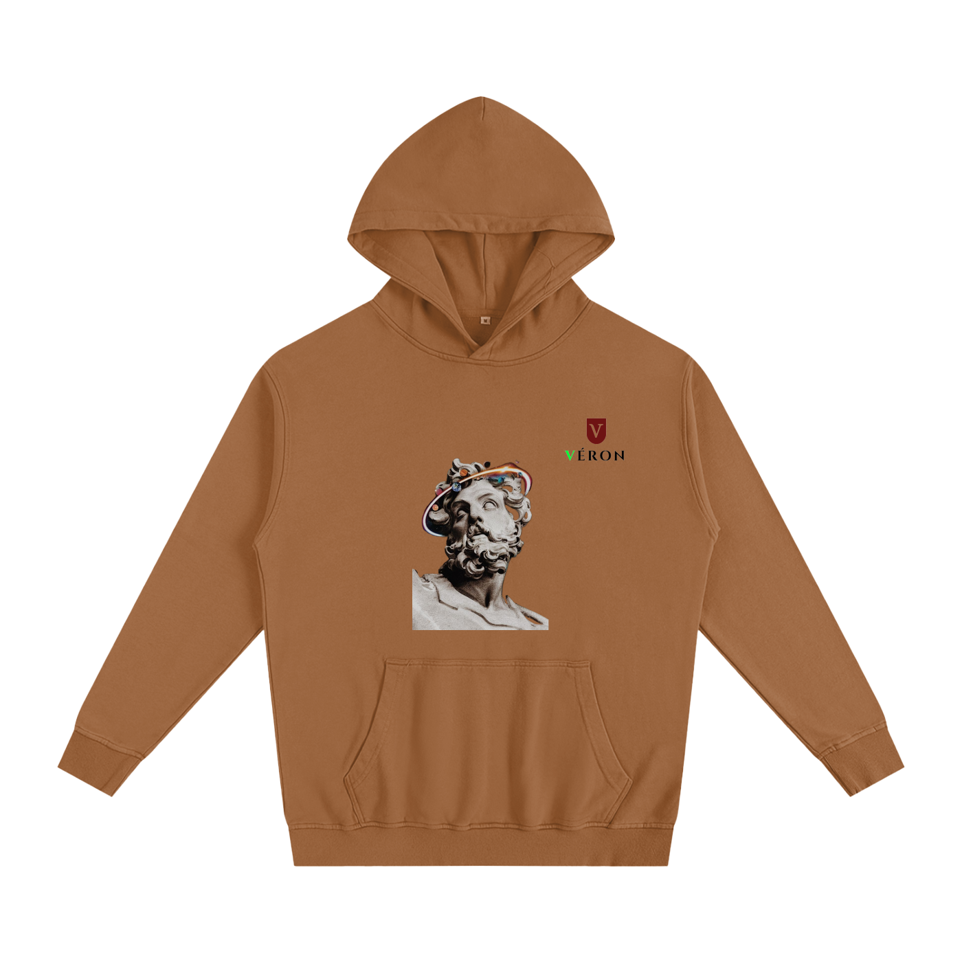 VÉRON La Sculpture hoodie showing ribbed cuffs and stitching


