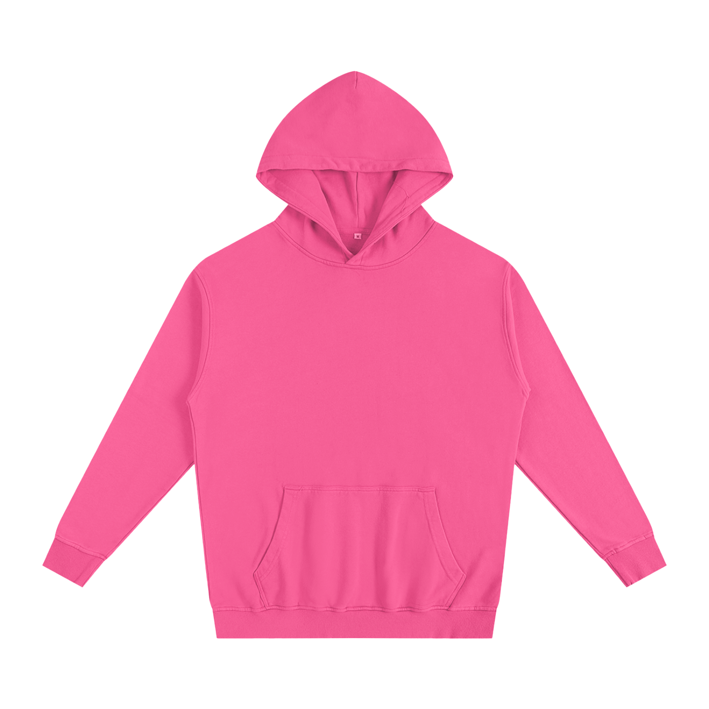 Pink hoodie on a white background