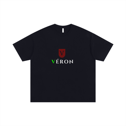 VÉRON Premium Oversized T-shirt front view. 