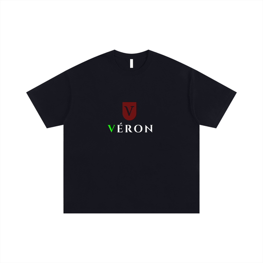 VÉRON Premium Oversized T-shirt front view. 