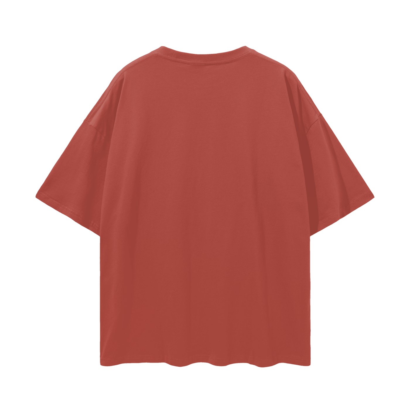 Red t-shirt on a white background