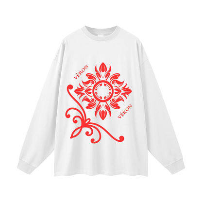 VÉRON Rouge Magnum premium oversized long sleeve shirt 7