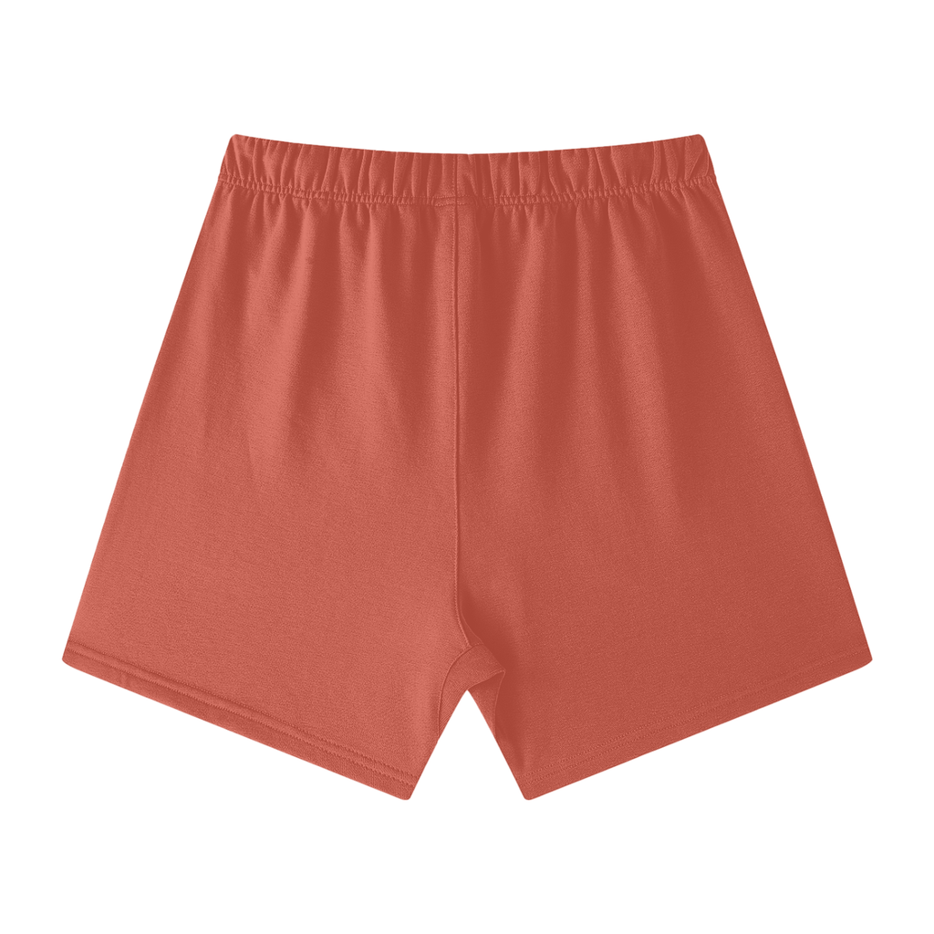 VERON Red shorts on a white background