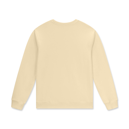Beige long-sleeve shirt on a white background