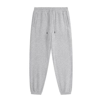 Gray sweatpants on a white background