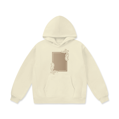 “Brown heavyweight designer hoodie streetwear style” 5