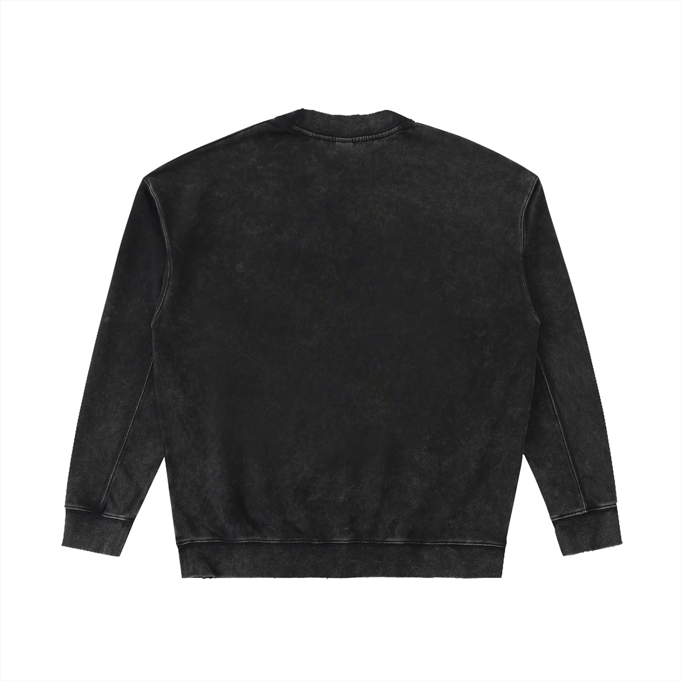 black heavyweight designer sweater for men and women 2