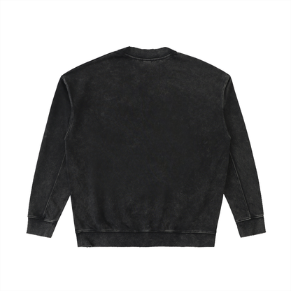 black heavyweight designer sweater for men and women 2