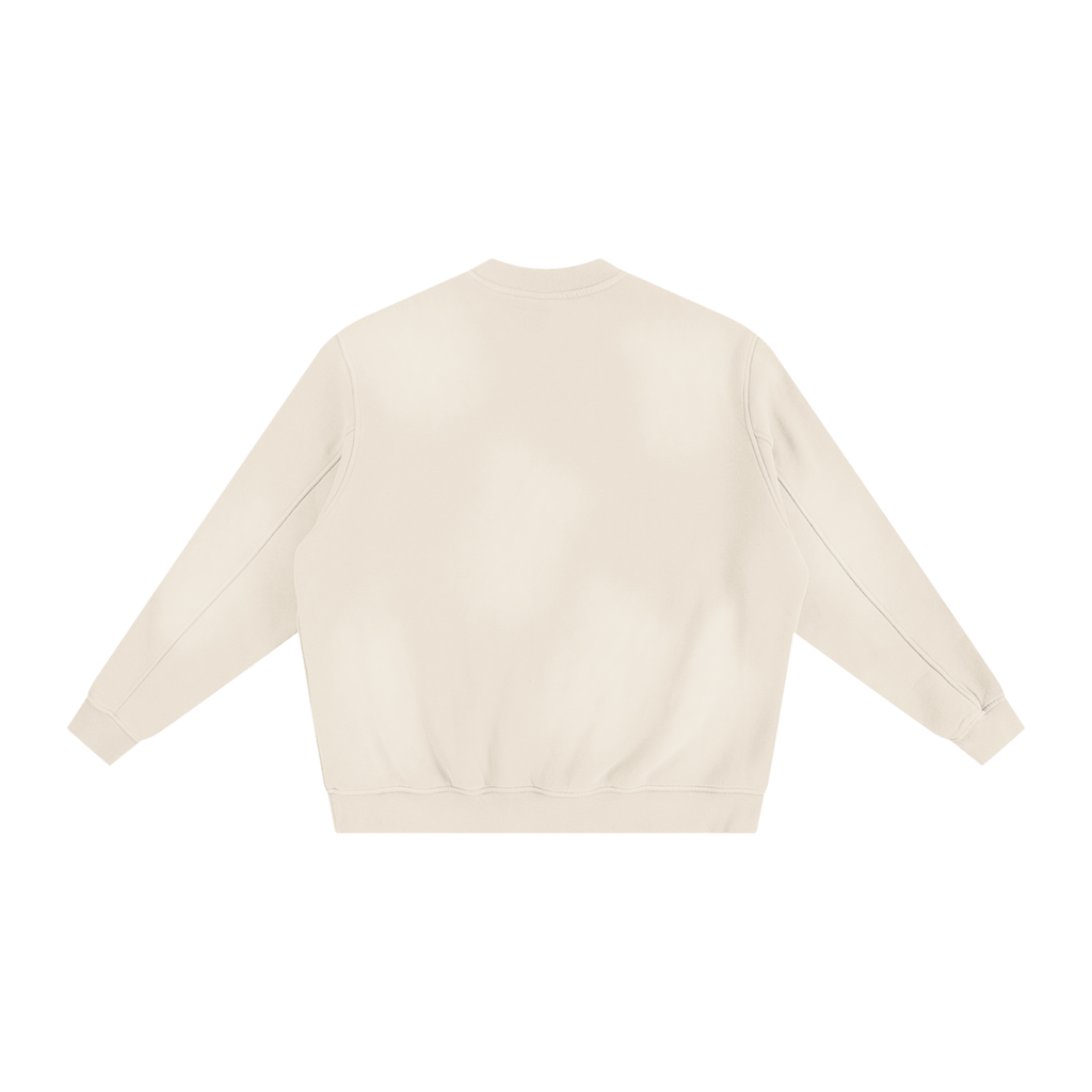 Beige sweater on a white background