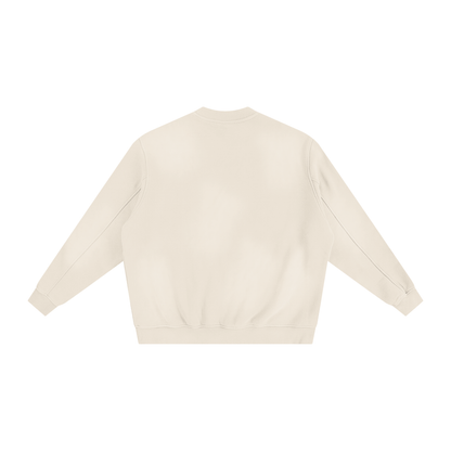 Beige sweater on a white background