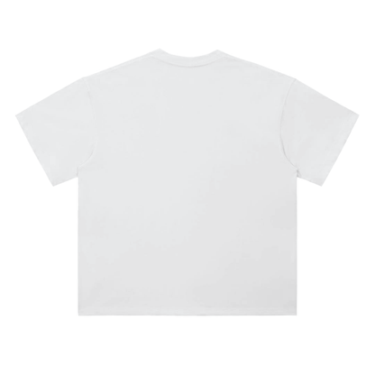 Plain white t-shirt on a white background