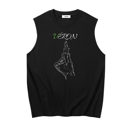 veron the flame tank top unisex streetwear 5