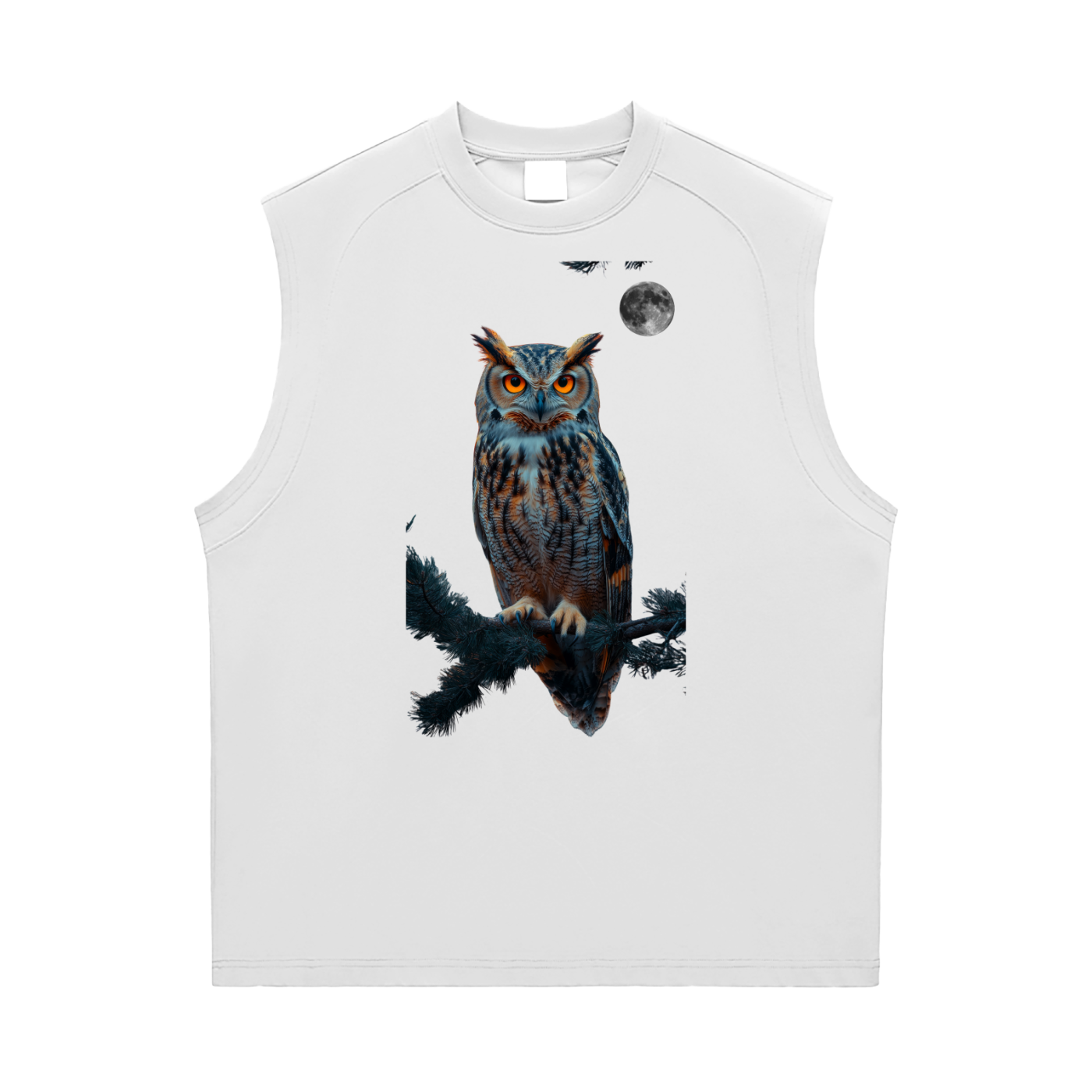 Veron Hibou Nocturne luxury unisex tank top 5