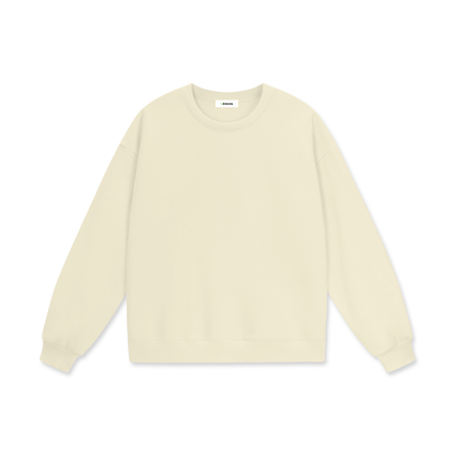 Beige sweater on a white background