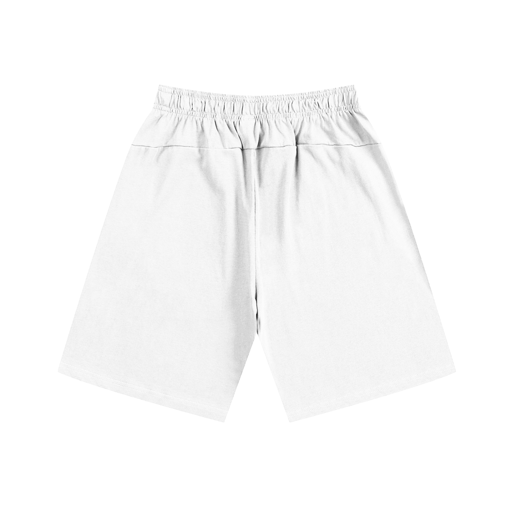 White shorts on a white background
